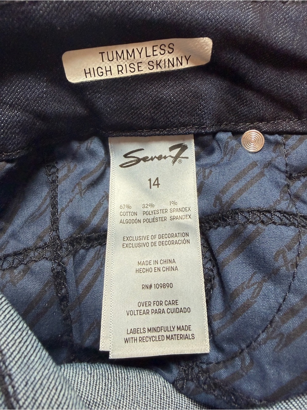 Seven High Rise Jeans - Picture 4 of 5